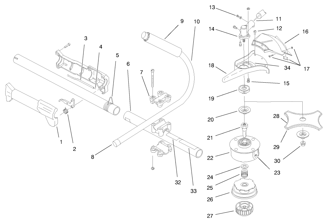 Boom And Trimmer Assembly