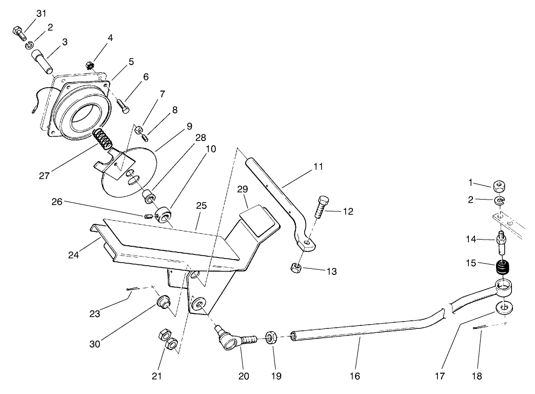 Traction Pedal & Cruise Control Assembly
