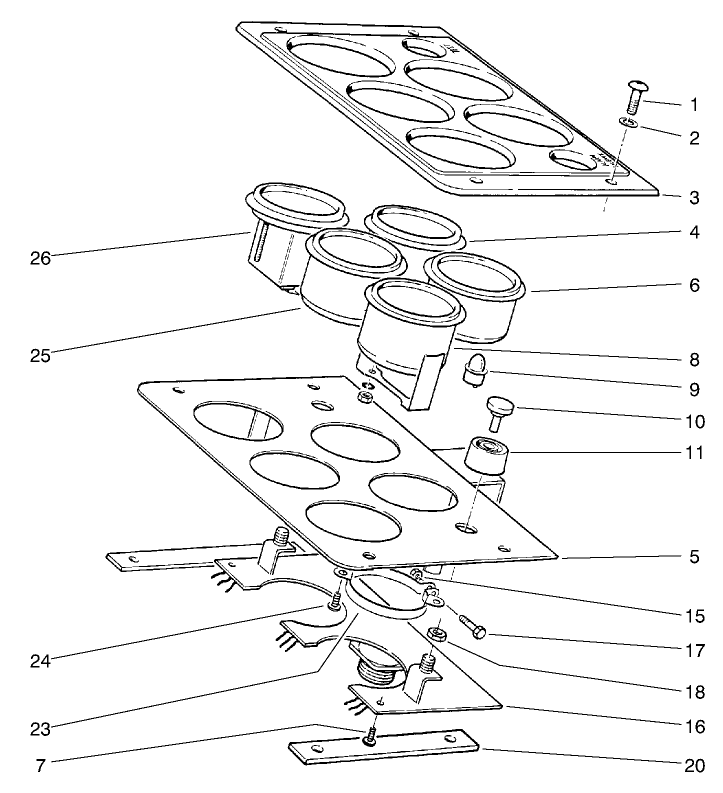 Upper Control Panel Assembly