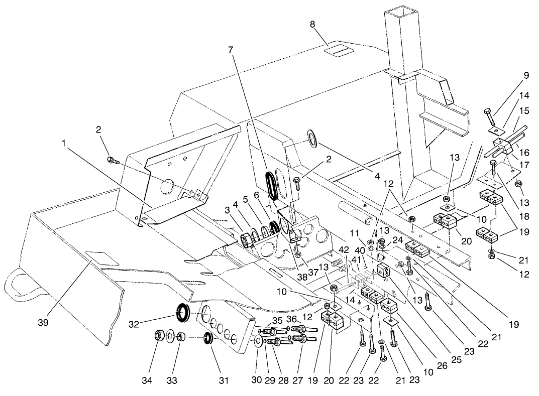Hydraulic Line Clamps Assembly