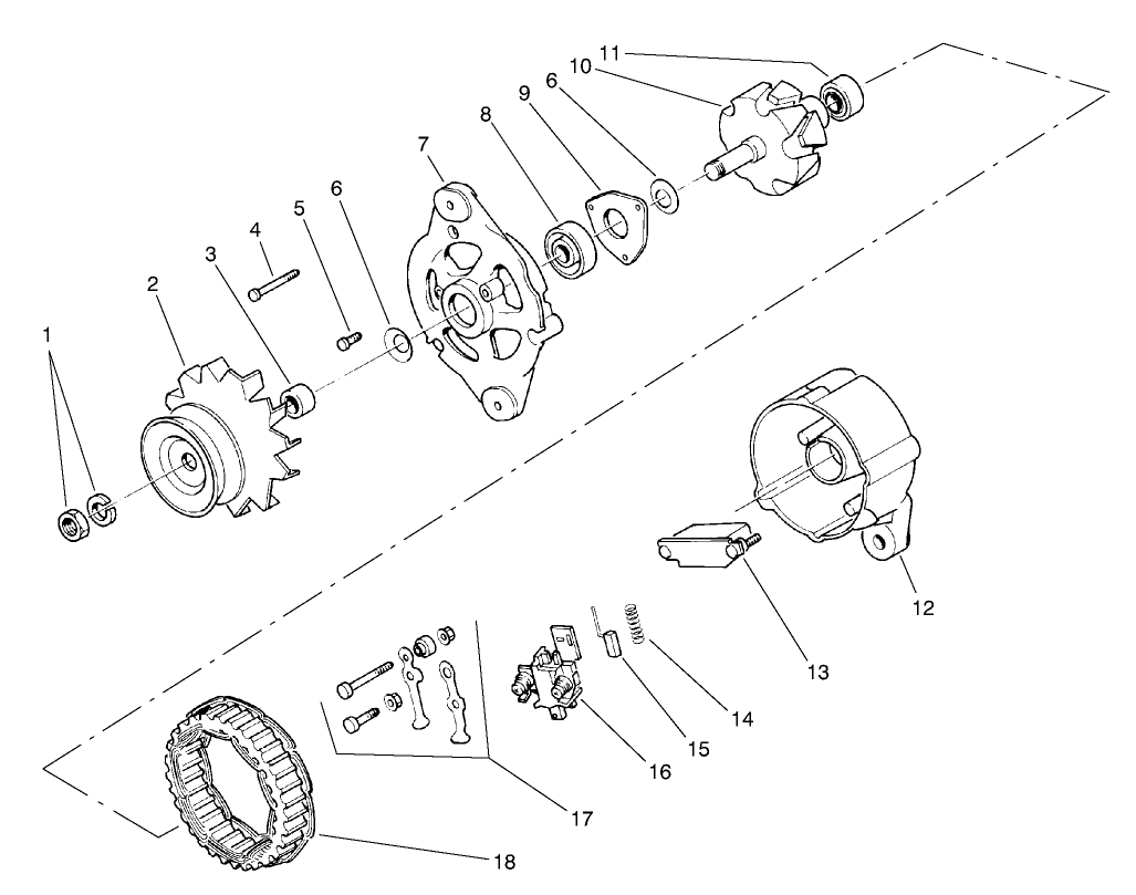 Alternator Assembly No. 70-5760