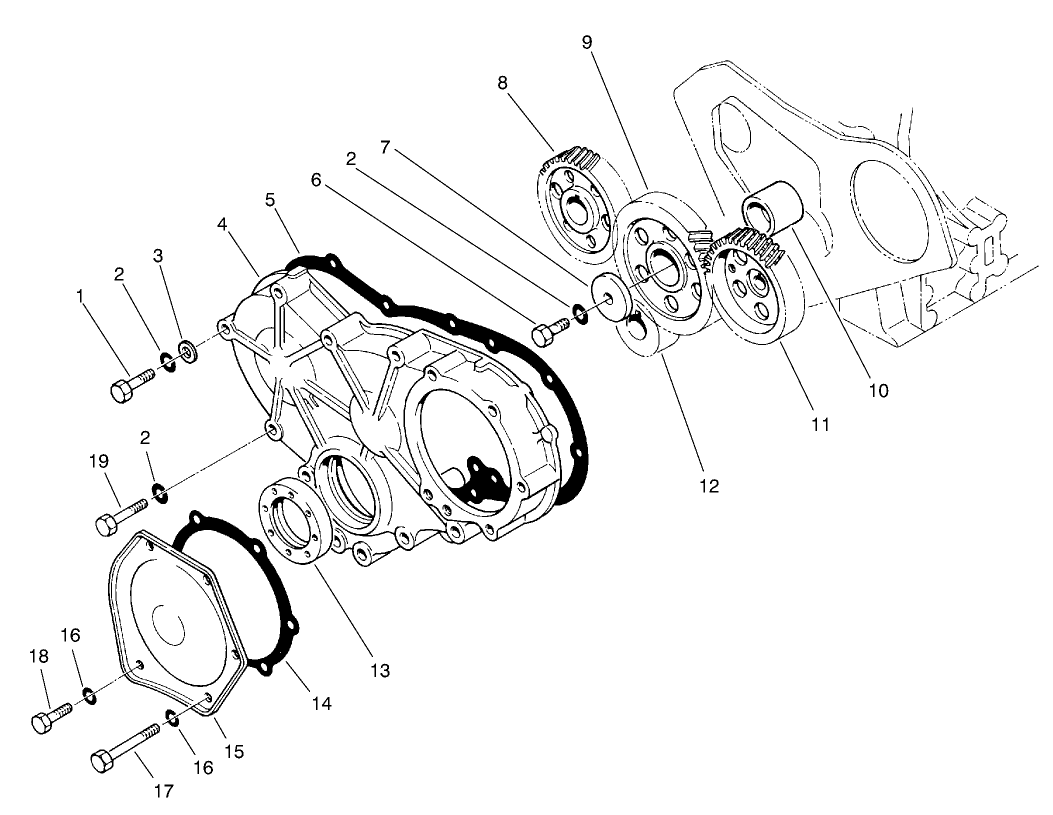 Timing Gear Case Assembly