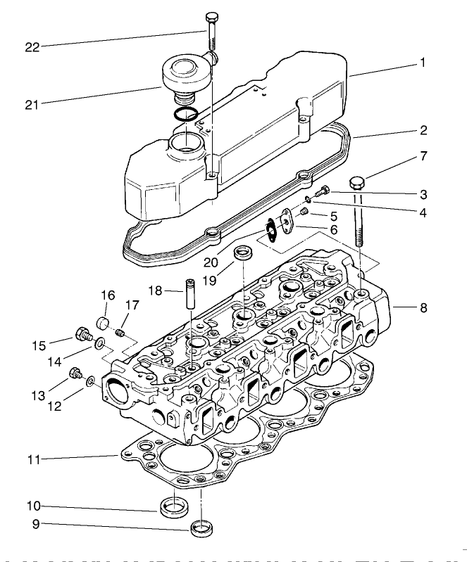 Rocker Cover & Cylinder Head Assembly