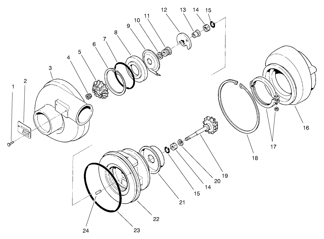 Turbocharger Assembly No. 70-6430