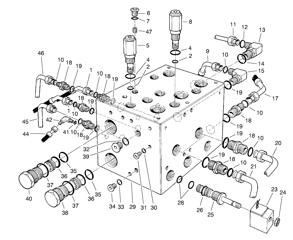 Pto Manifold Assembly