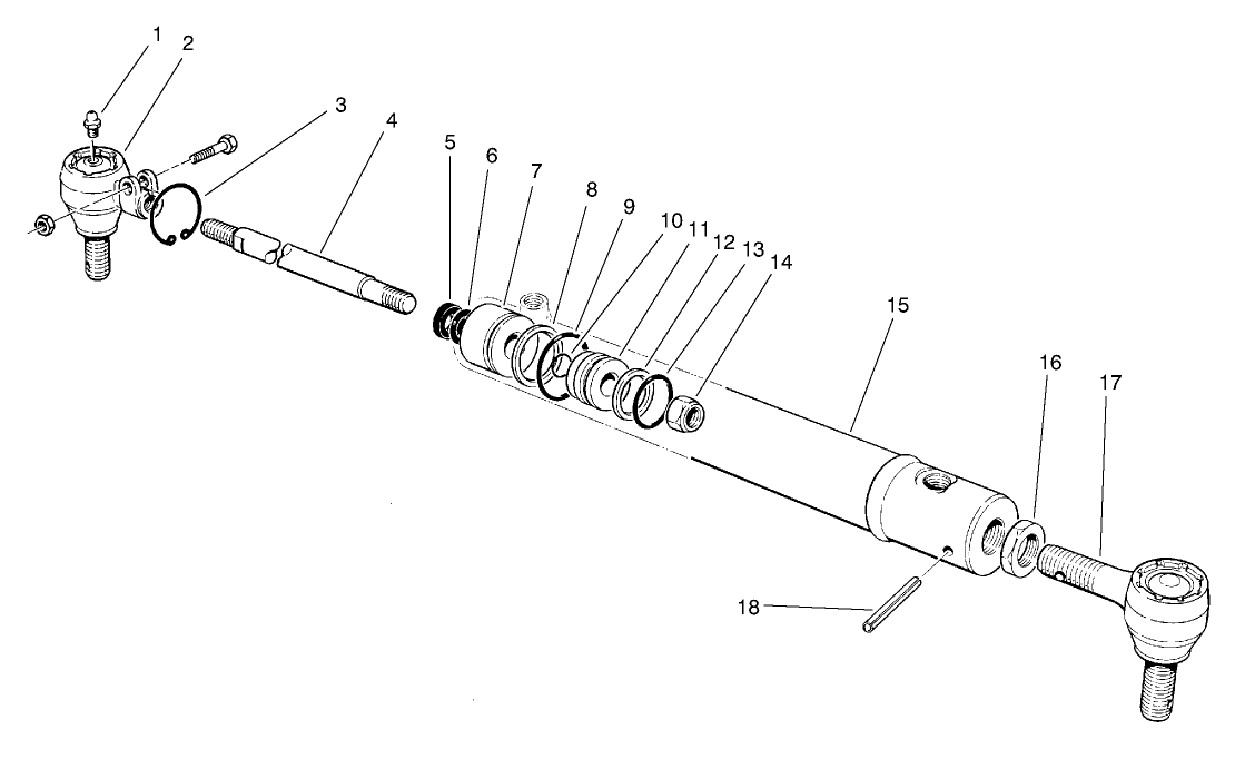 Hydraulic Cylinder Assembly No. 69-1960