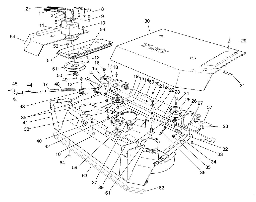 Center Deck Model No. 30592