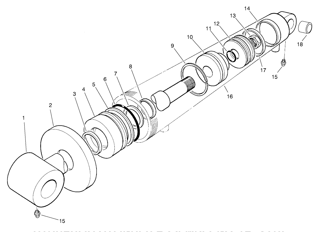 Hydraulic Cylinder Assembly No. 74-2170