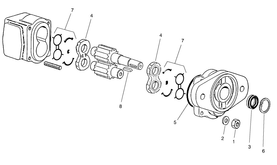 Hydraulic Motor Assembly No. 94-4907