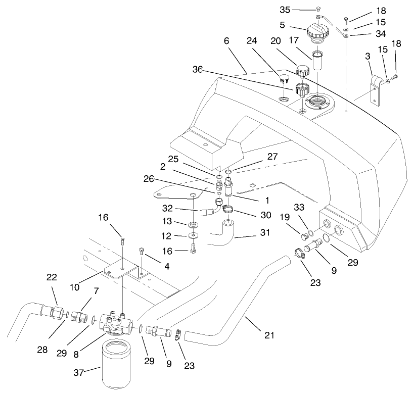 Hydraulic Reservoir Assembly