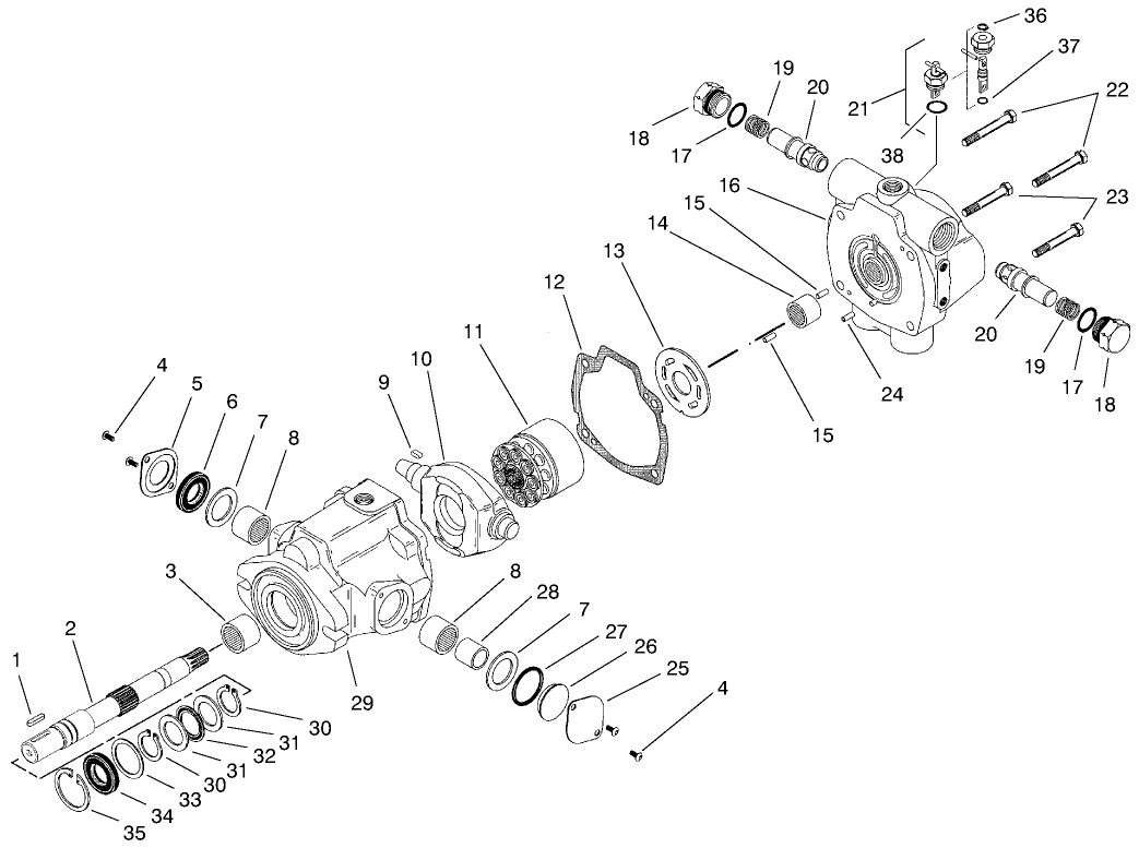 Hydrostat Assembly No. 93-2586