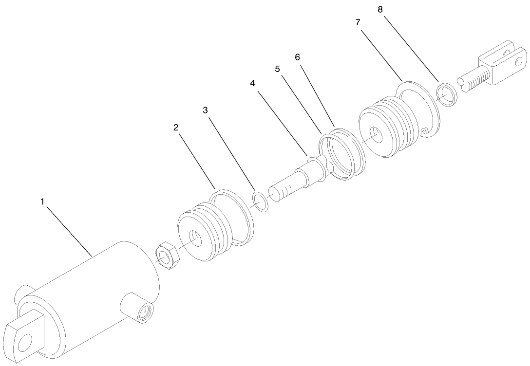 Hydraulic Cylinder No. 94-6357