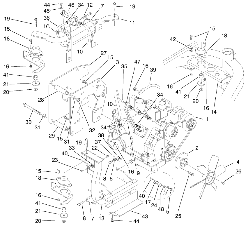 Engine Installation Assembly