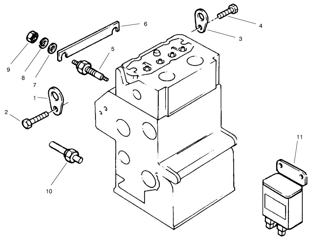 Engine Lifting Tab & Cold Start Assemblies