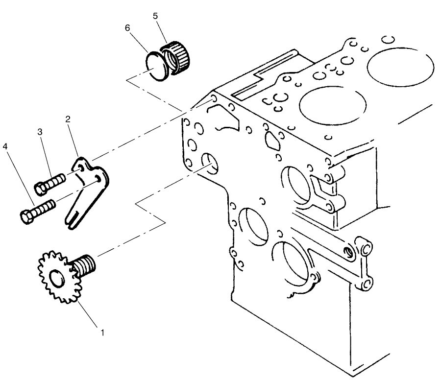 Tachometer & Hour Recorder Drive Assembly
