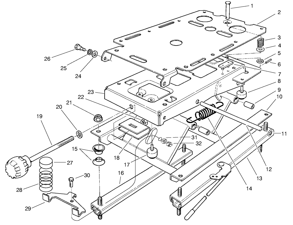 Seat Suspension Assembly