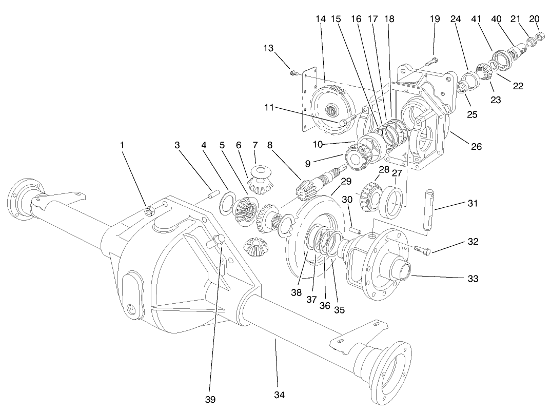 Front Axle Assembly No. 94-6933
