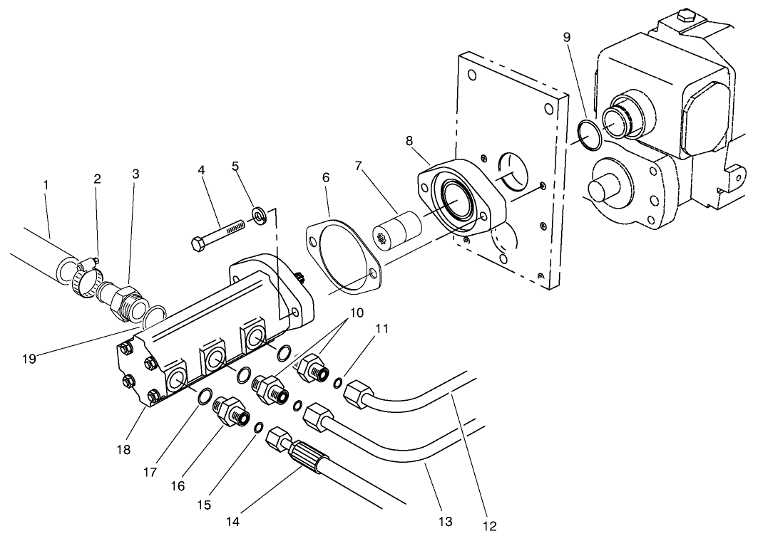 Gear Pump Installation Assembly