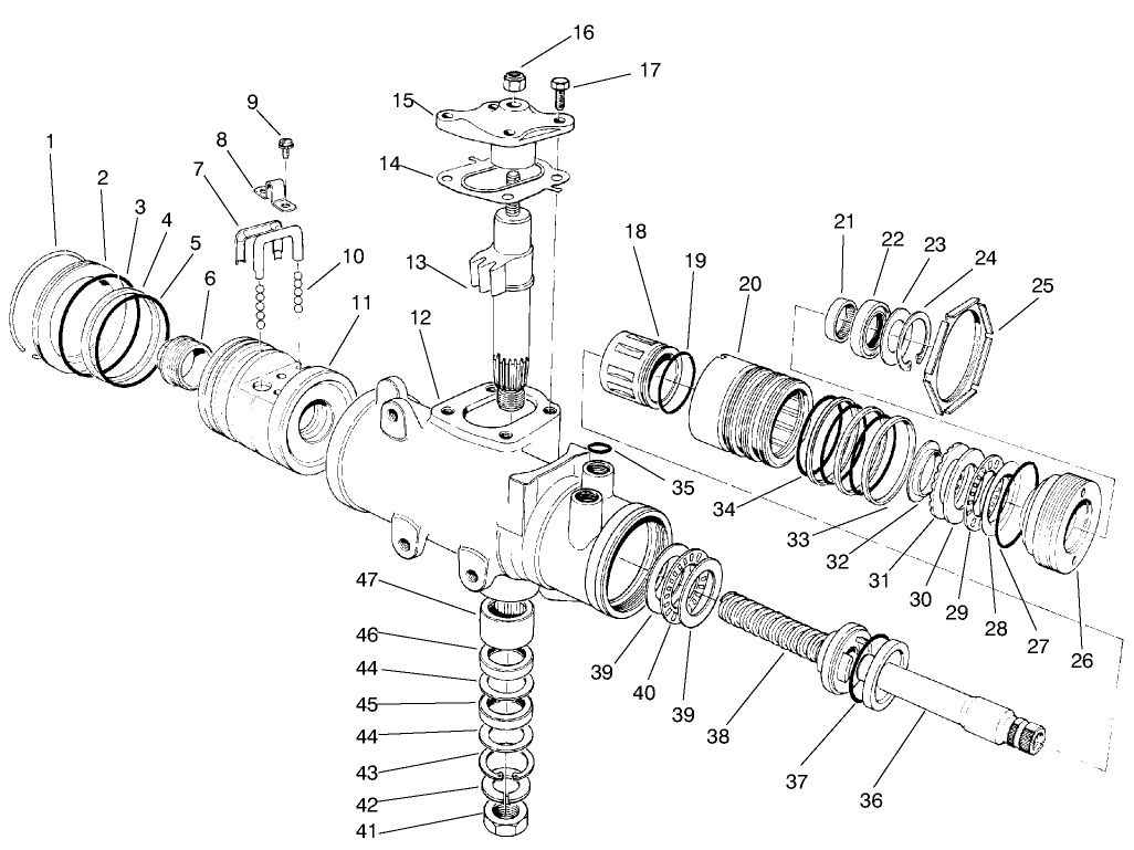 Steering Gear Assembly No. 87-1500
