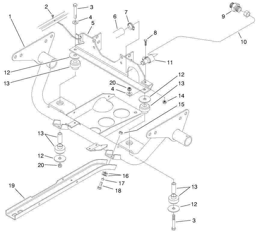 Engine Frame Assembly