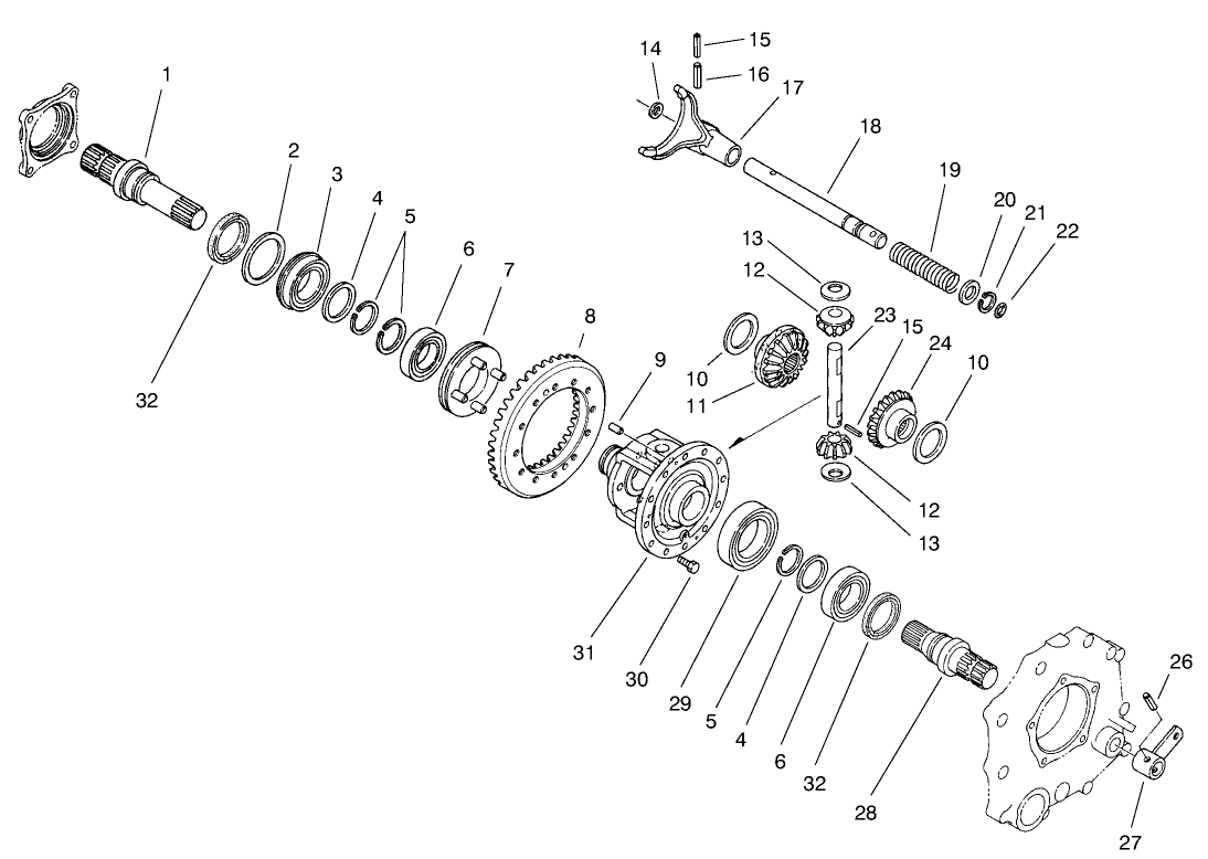 Differential Gear Assembly