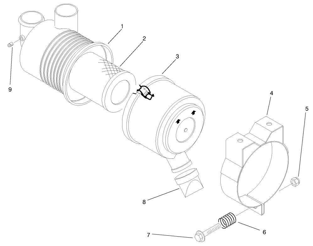 Air Cleaner & Clamp Assembly