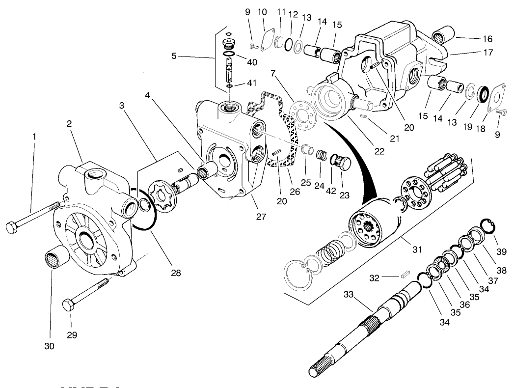 Hydraulic Pump Assembly No. 93-6751