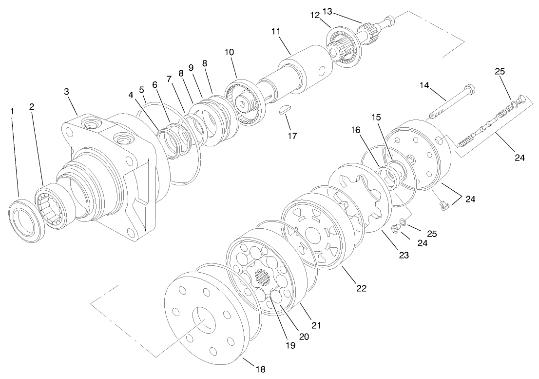 Front Hydraulic Drive Motor No. 93-6888