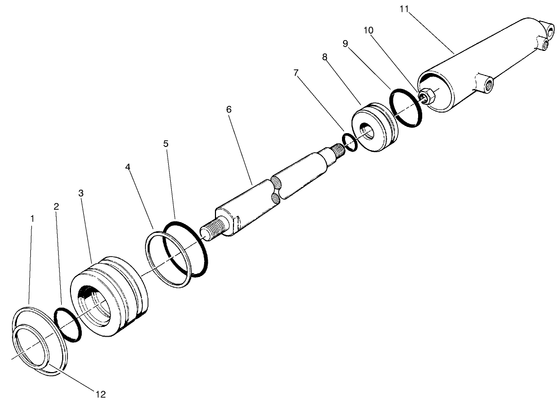 Front Hydraulic Cylinder Assembly No. 94-5031