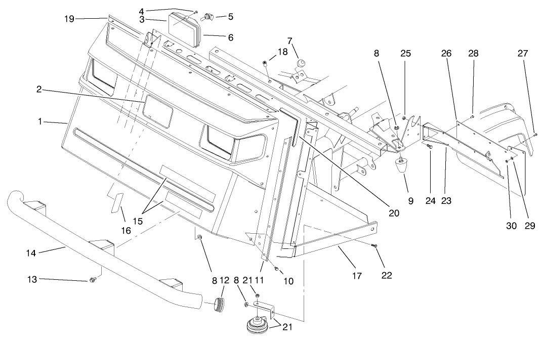 Front Bumper & Hood Assembly