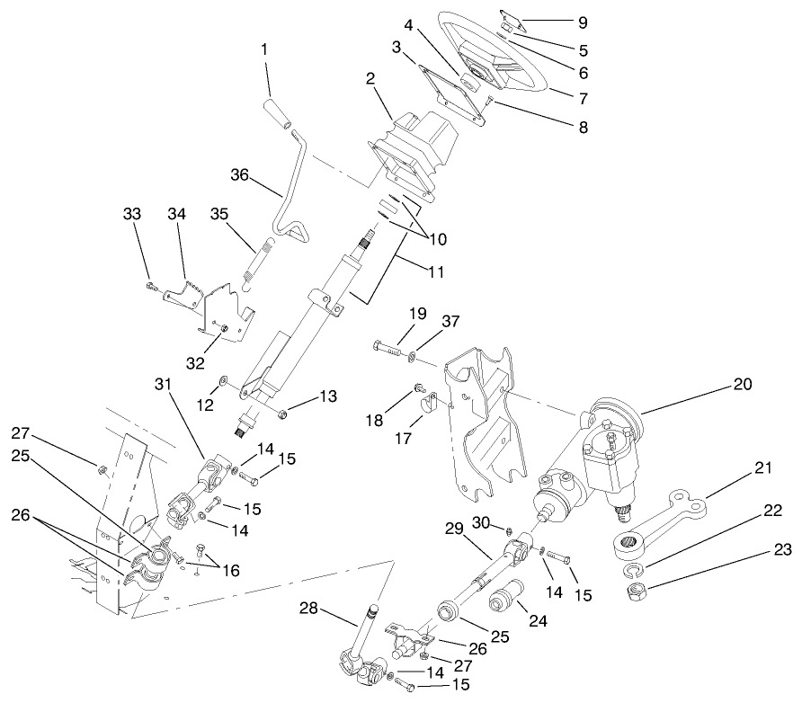 Steering Linkage Assembly