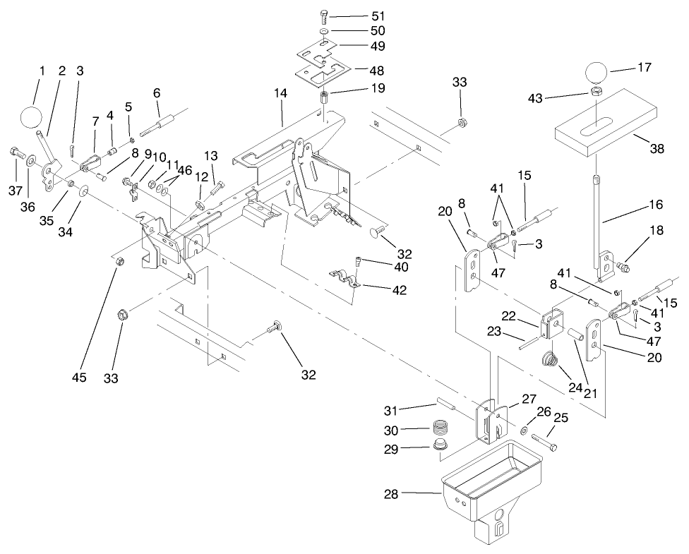 Hi-Lo & Shift Lever Assemblies