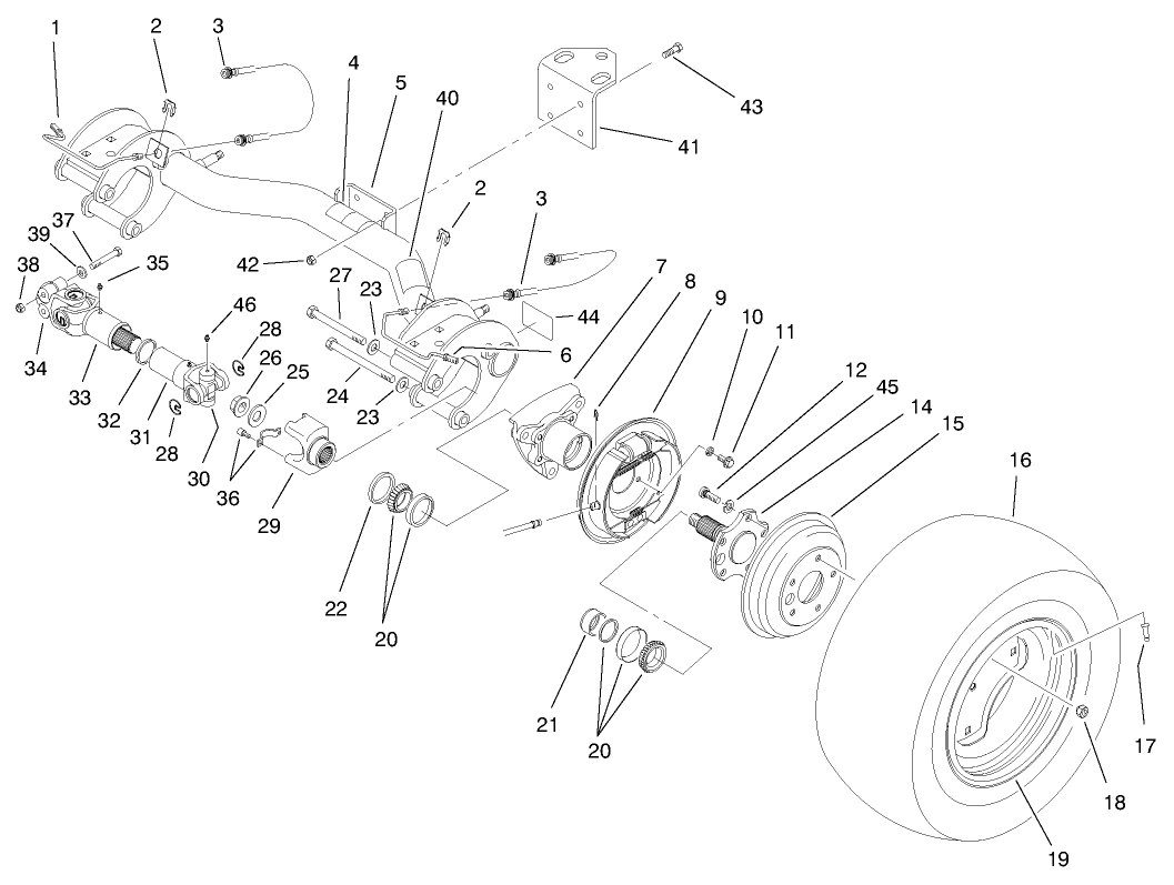 Rear Axle Assembly