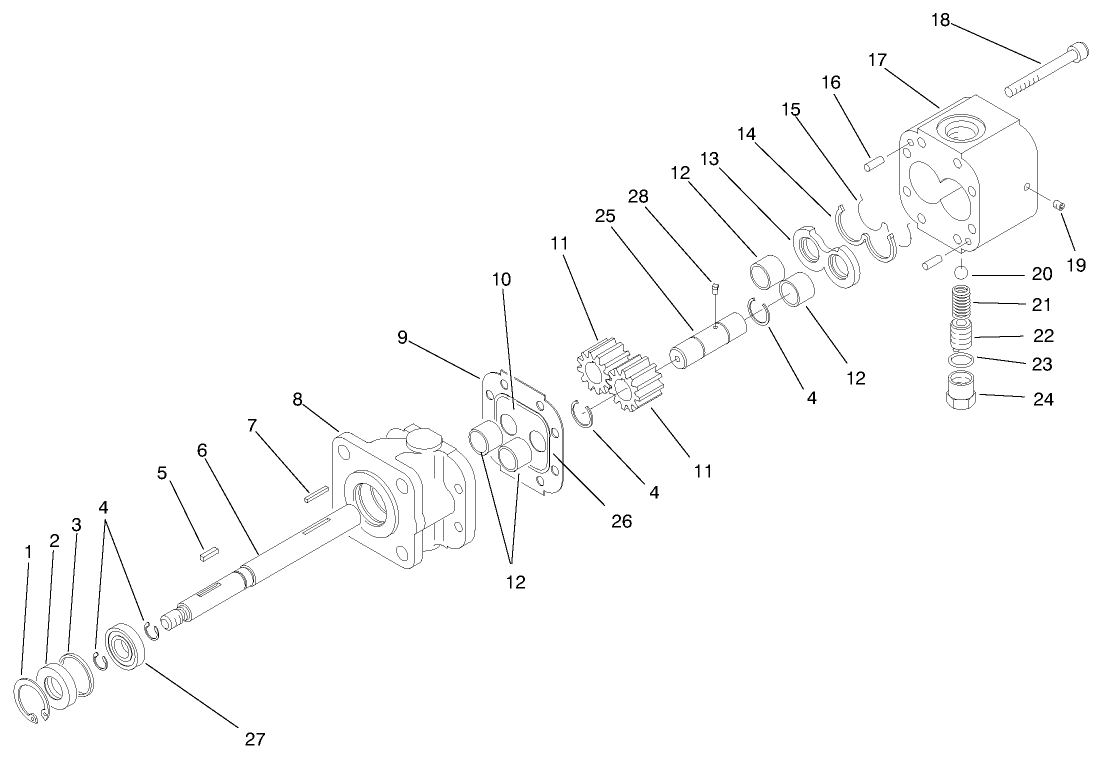 Hydraulic Pump Assembly No. 87-5700