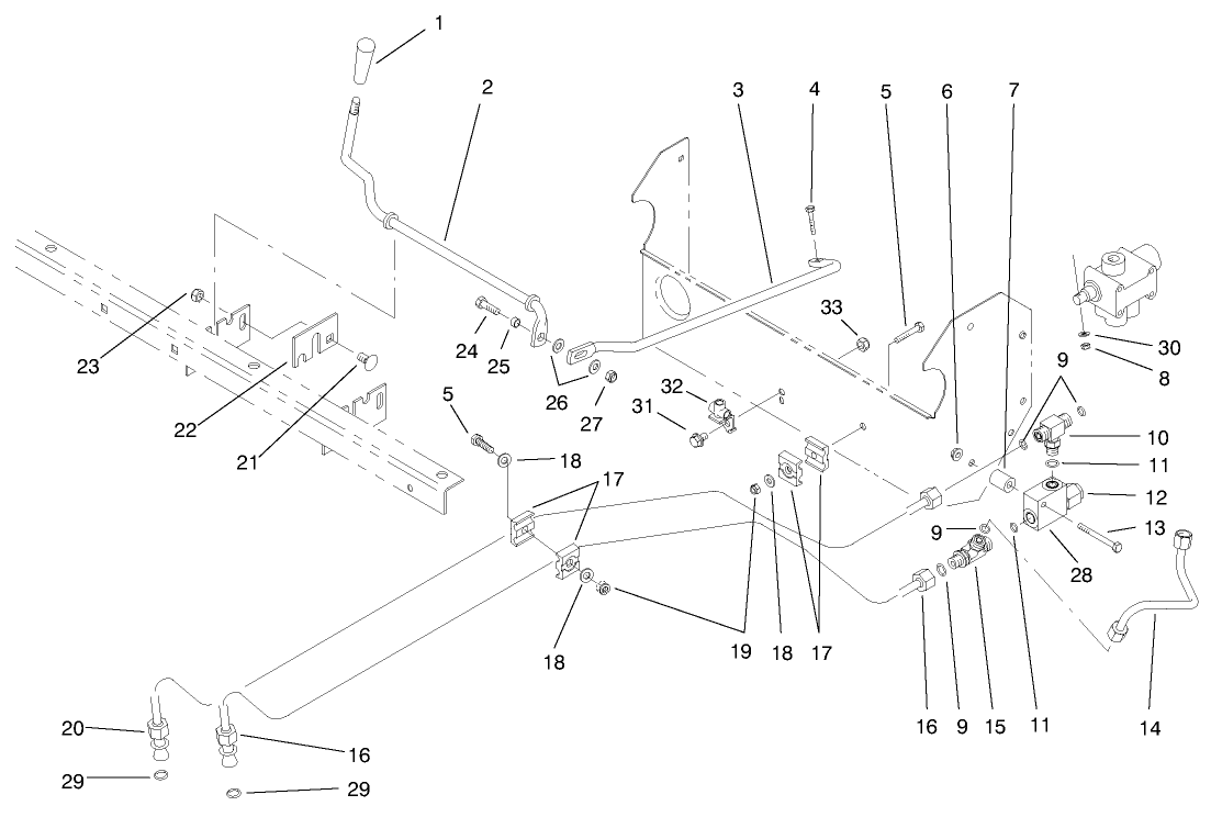 Lift Valve Linkage Assembly