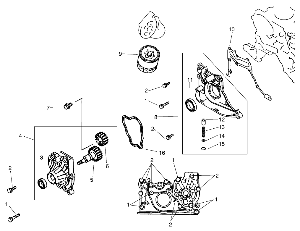 Oil Pump & Filter Assembly