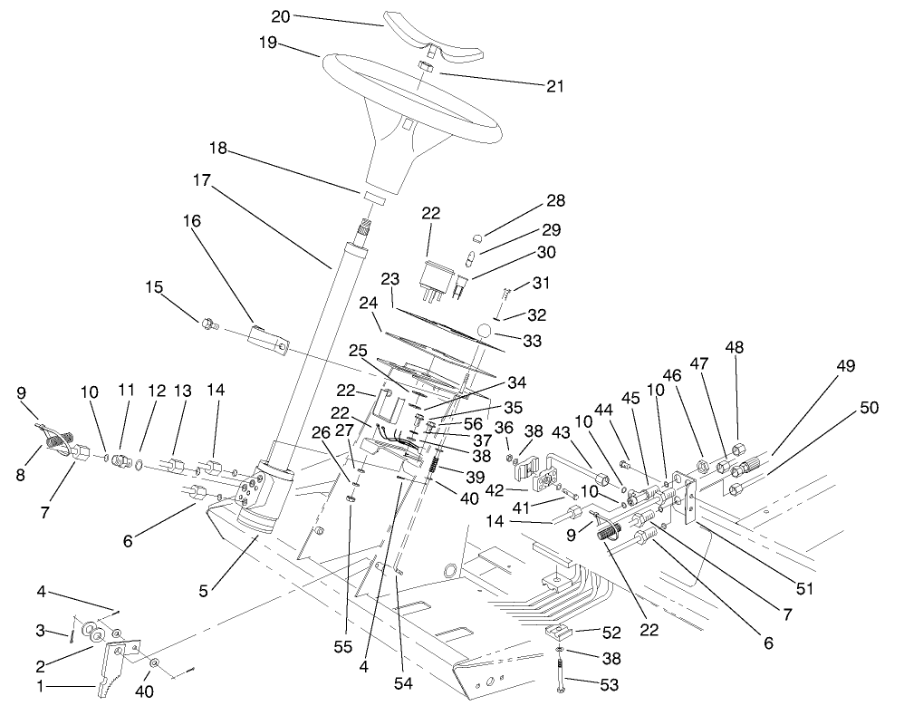 Steering Tower Assembly