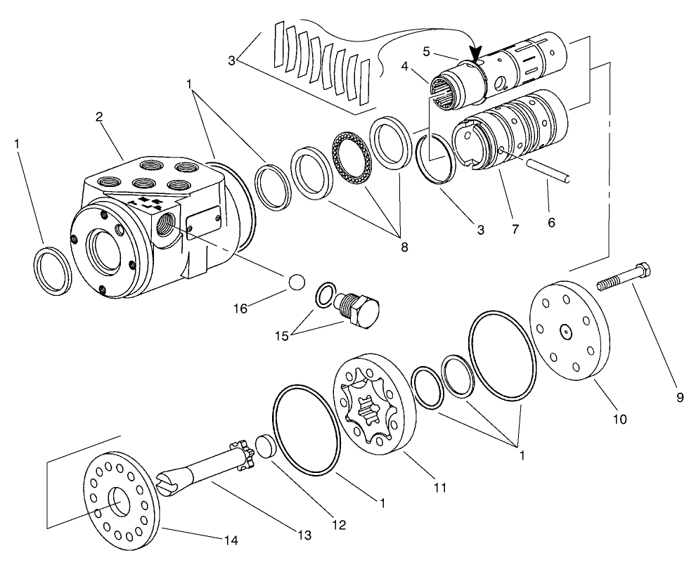 Steering Valve Assembly No. 94-9950