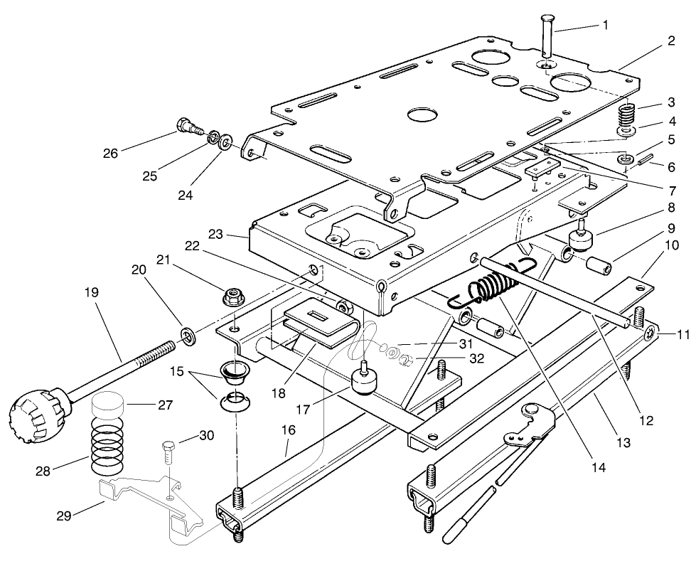 Seat Suspension Assembly