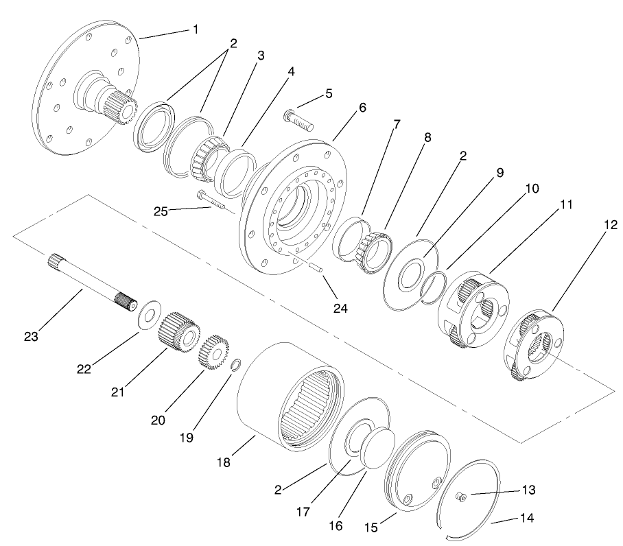 Planetary Drive Assembly No. 92-7415