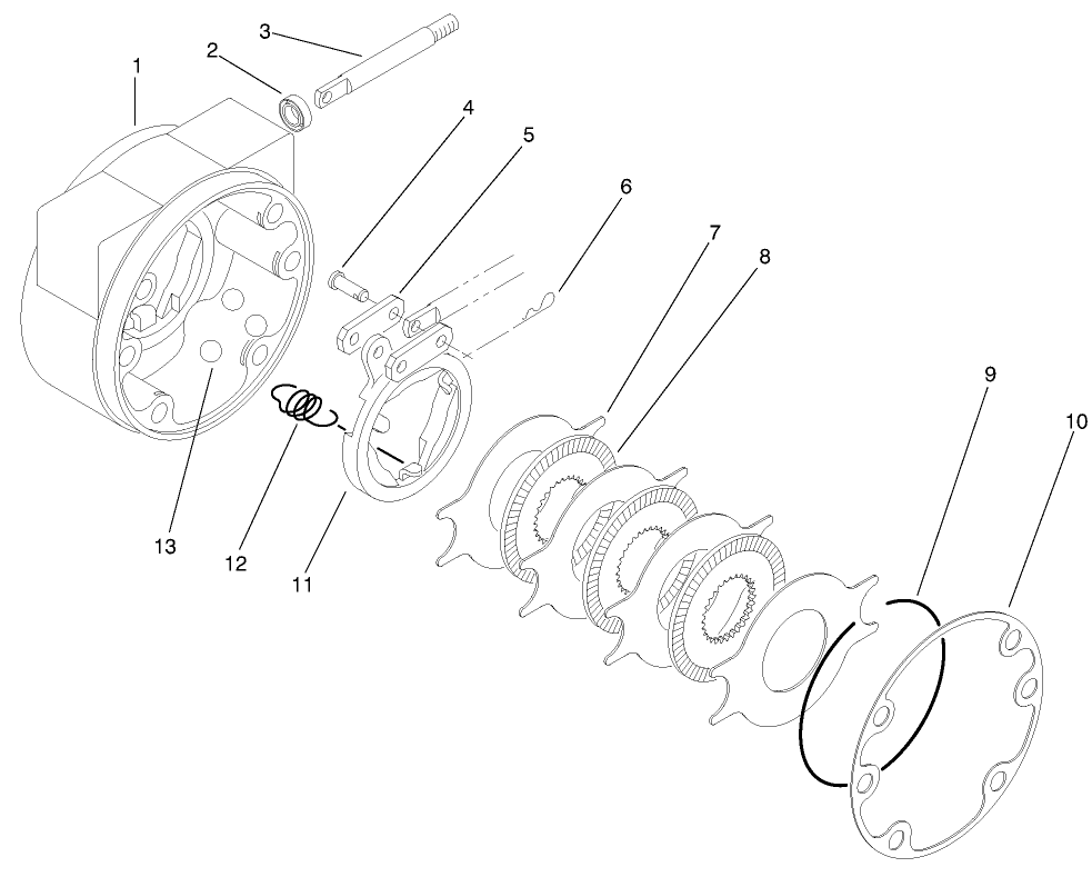 Brake Asm No. 92-7414 Rh & 92-7417 Lh (shown)