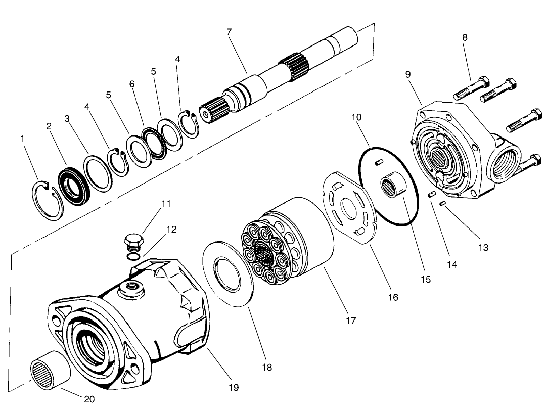 Hydraulic Motor Assembly No. 92-7385