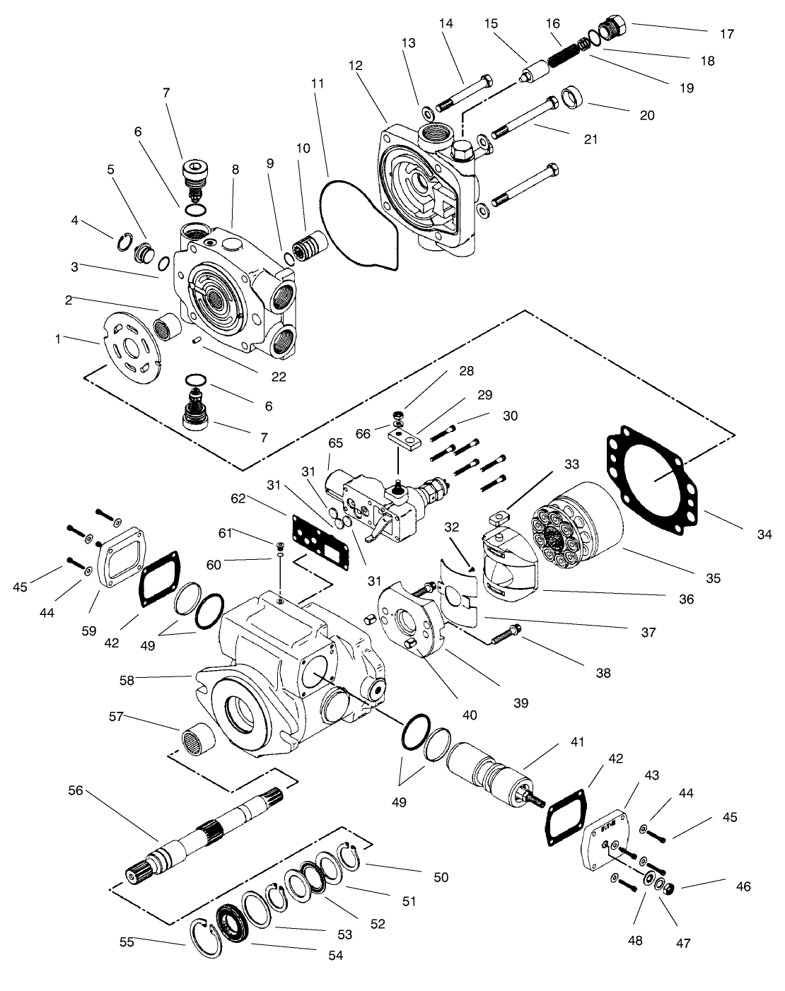 Servo Controlled Piston Pump Asm. No. 95-3450