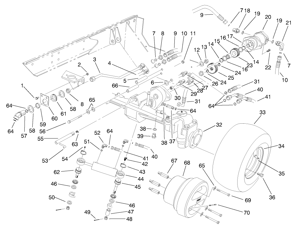 4-Wd Axle Assembly (model No. 03801)