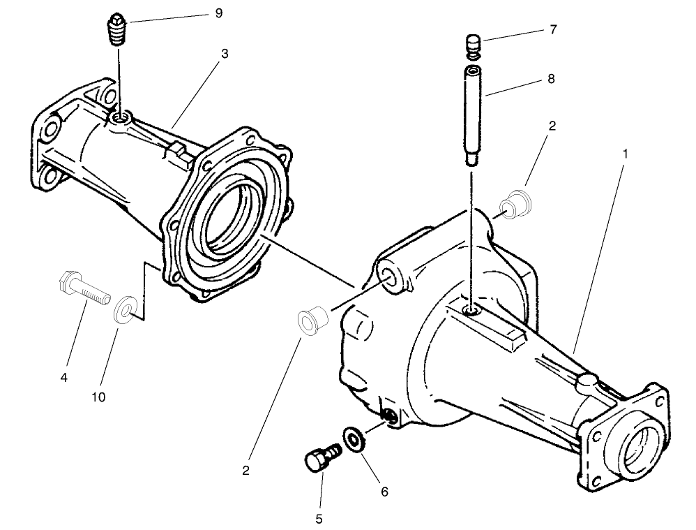 Axle Housing Assembly Axle No. 93-7780 (model No. 03801 Only)