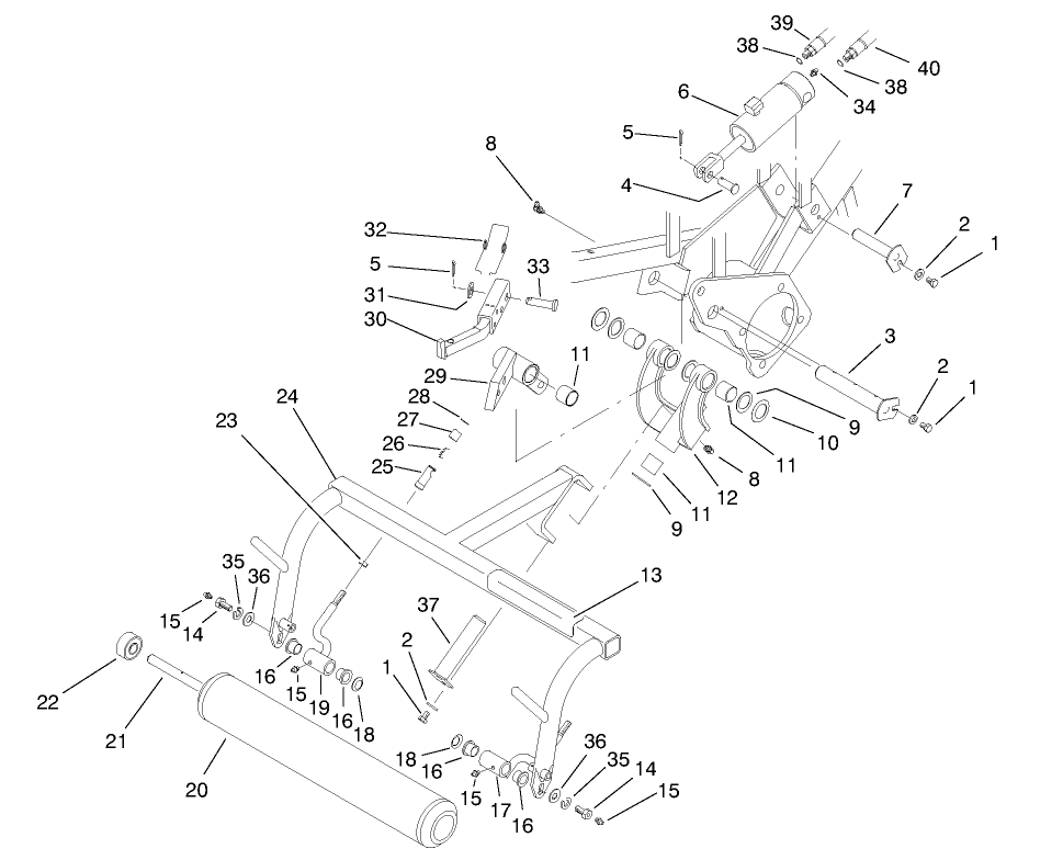 Pull Frame Assembly L.h.