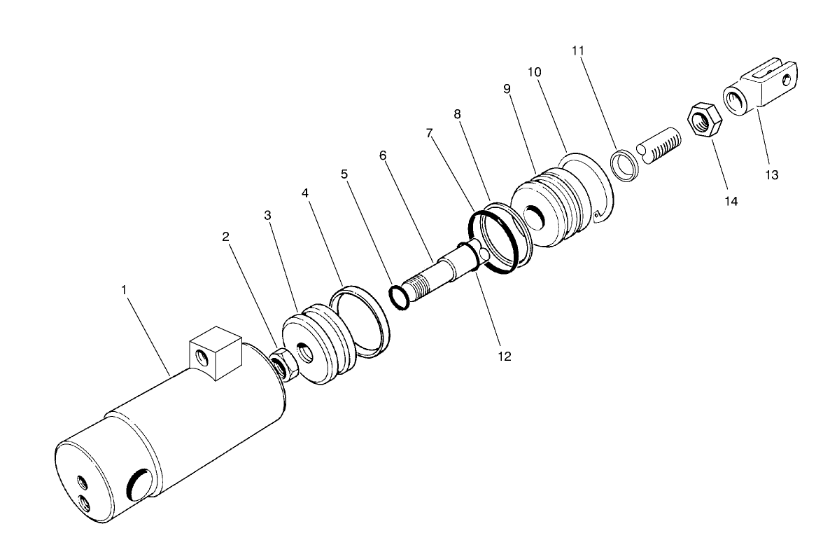 Hydraulic Cylinder Assembly No. 83-2580