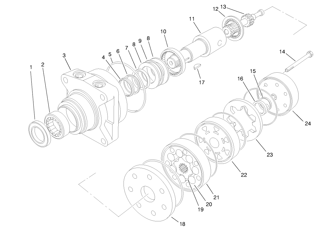 Hydraulic Drive Motor Assembly No. 92-9199