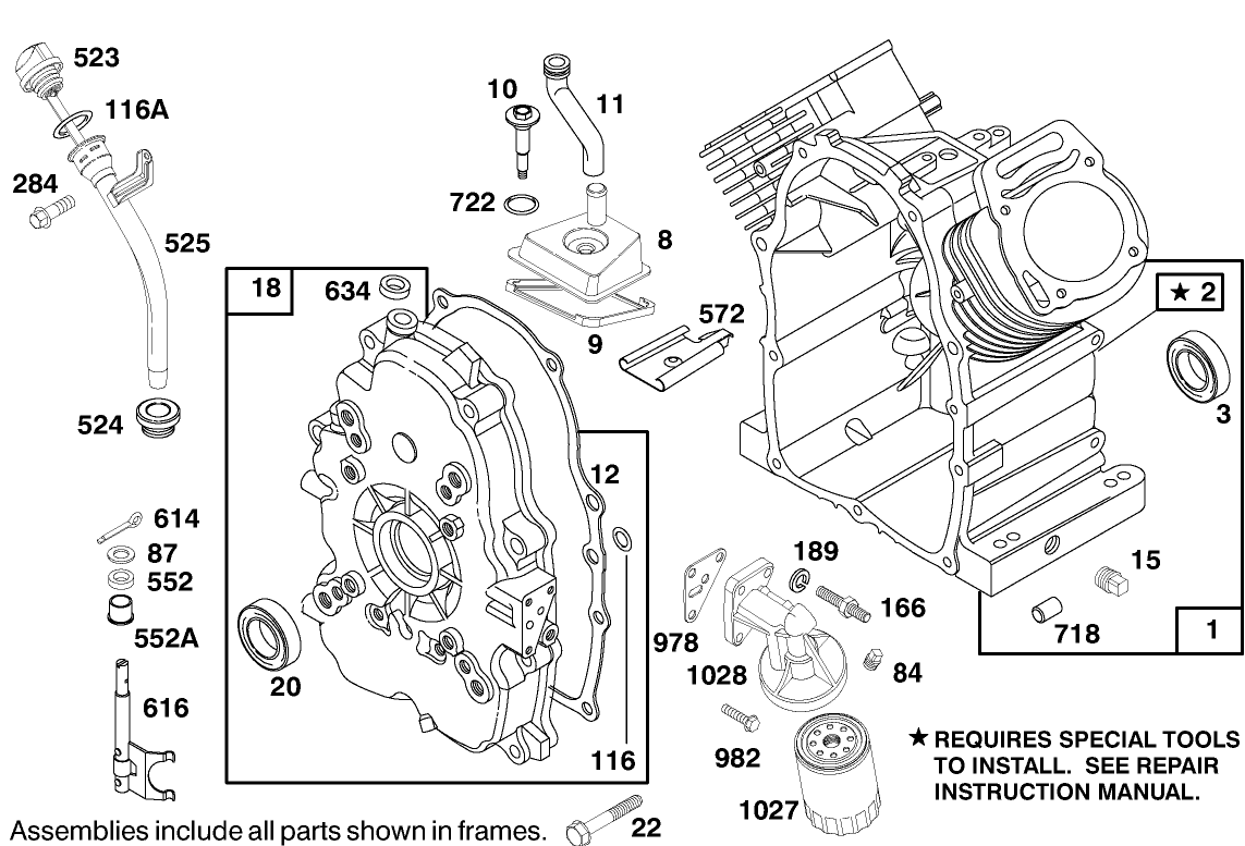Engine Briggs & Stratton Model 303447-1179-A1