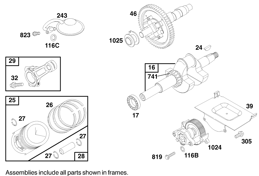 Engine Briggs & Stratton Model 303447-1179-A1
